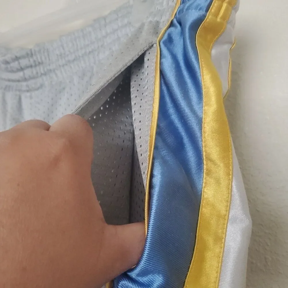 UCLA  Basketball Shorts Colosseum Athletics Men’s Size XL Gray UCLA Blue Yellow